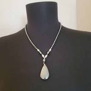 Gorgeous hematite and beaded necklace